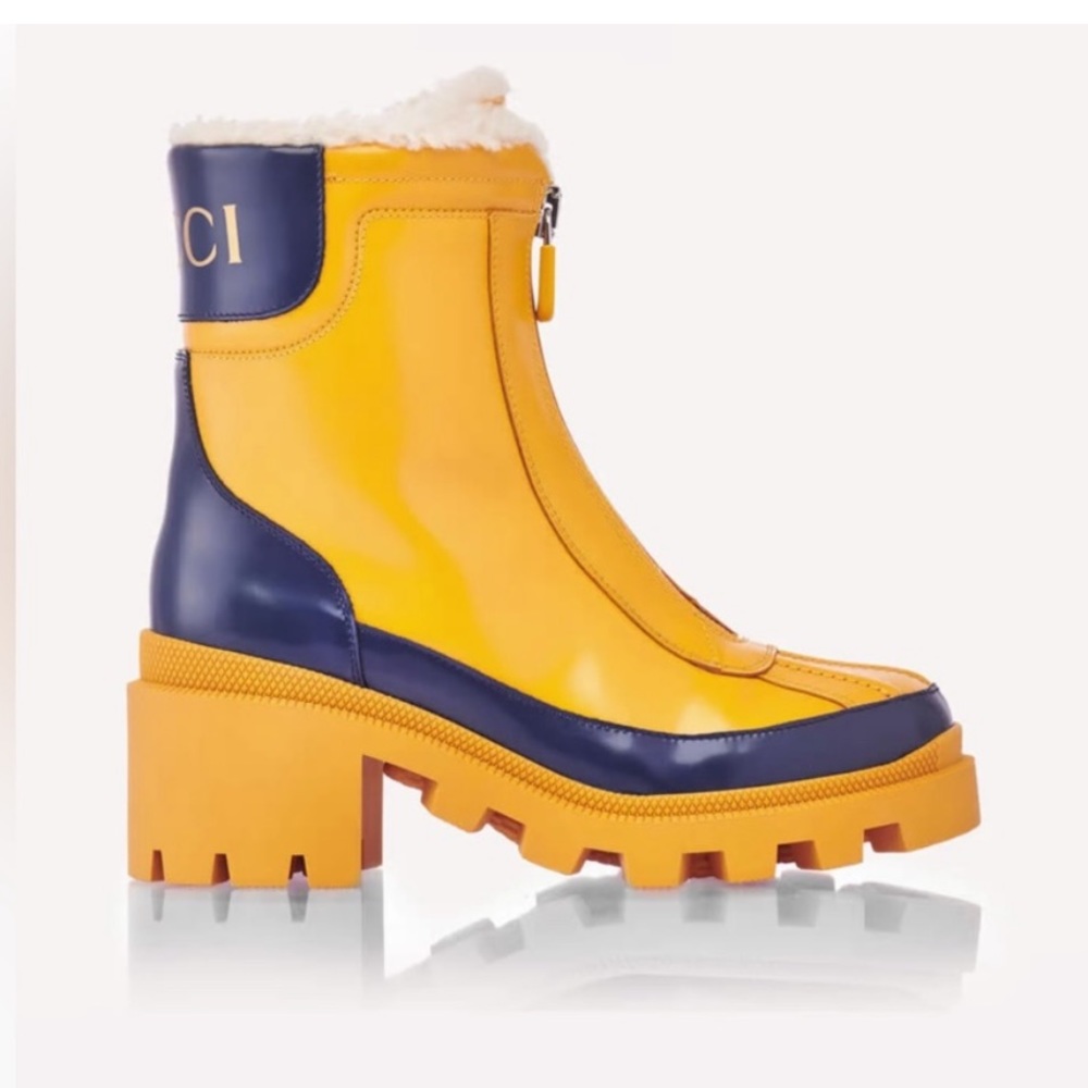 Gucci Yellow Rain & Snow Boot